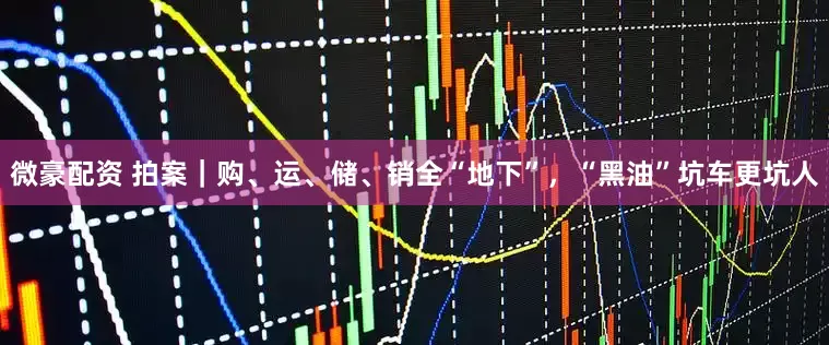微豪配资 拍案｜购、运、储、销全“地下”，“黑油”坑车更坑人