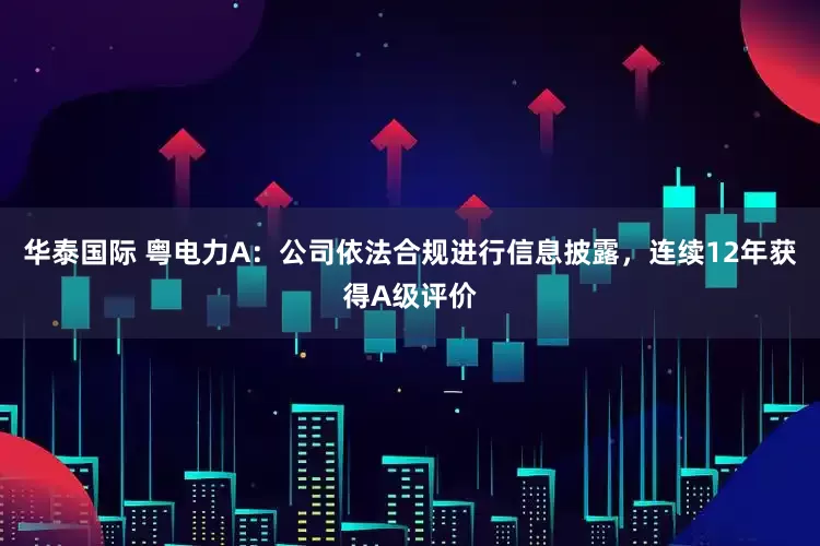 华泰国际 粤电力A：公司依法合规进行信息披露，连续12年获得A级评价